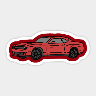 muscle sport car Sticker